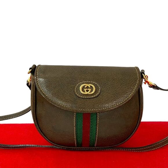 Gucci Leather Mini Shoulder Bag - Picture 1 of 10